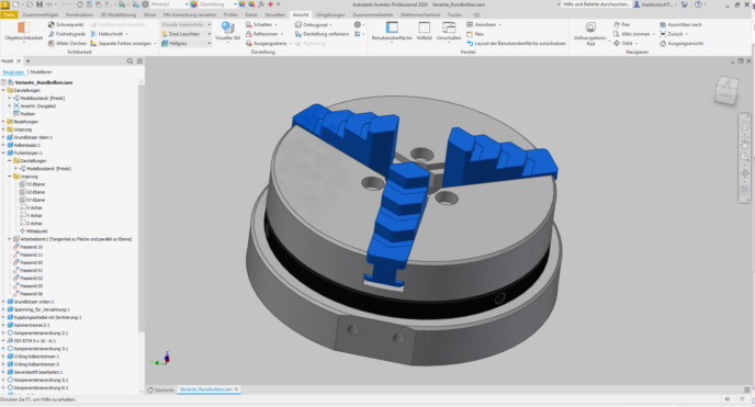 Screenshot Autodesk Inventor