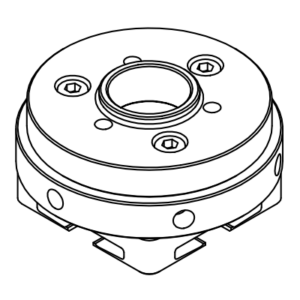 Zeichnung der Aufnahmen für Nullpunktspannsystem 3R für Handspannfutter DBF160