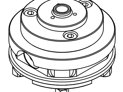 Zeichnung der Aufnahmen für Nullpunktspannsystem EROWA für Handspannfutter DBF63