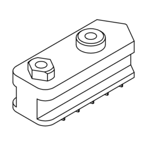 Zeichnung eines Grundbackens für Handspannfutter DBF55/DBF63