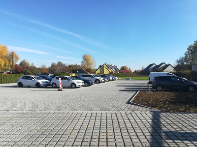 Neuer Parkplatz fertiggestellt